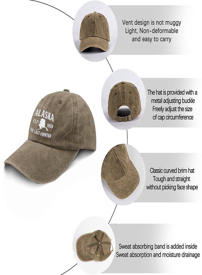 ODCRAT Humor Hats Alaska Est 1959 Ball Cap Retro Golf Caps Gifts for Boyfriends Who Like Embroidered,Baseball Hats Suitable for Sports,Summer Casual - Image 5