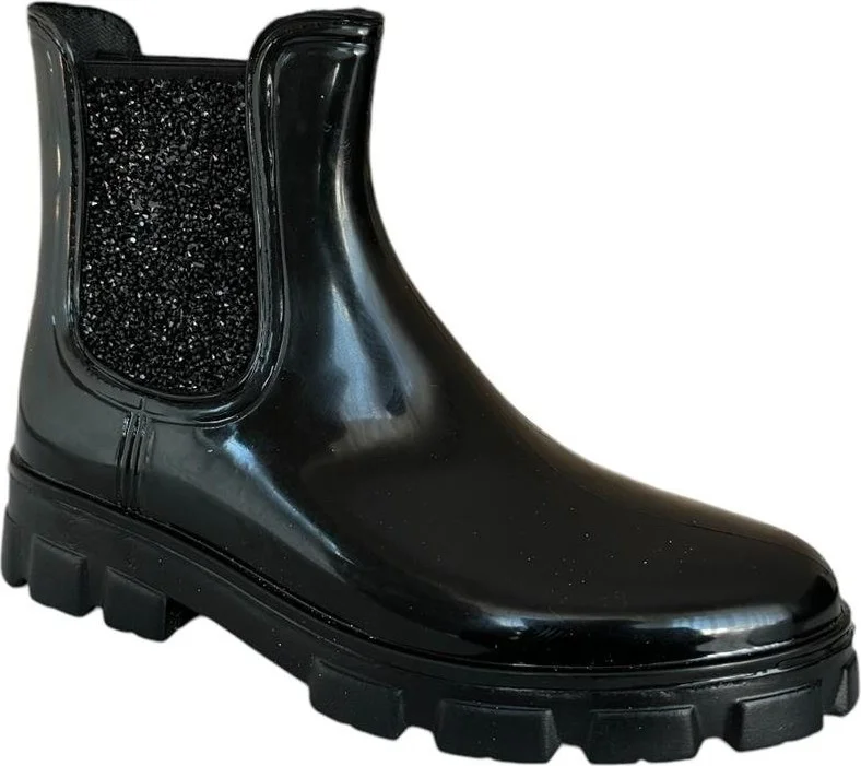 Liger Stoned Waterproof Women's Rain Boots Black