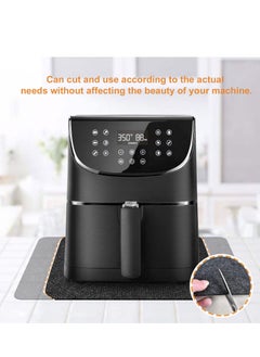SYOSI Heat Resistant Mat for Air Fryer 2PCS Heat Resistant Pad Countertop Protector Mat with Sliding Function, Coffee Maker Mat for Air Fryer Blender Oven Micro Wave Oven  - Image 2