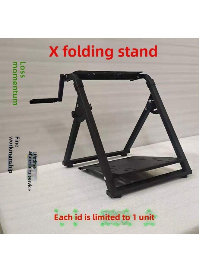 Generic - X Folding Racing Games Simulator Stand G27g29g920g923 Tumast T150T300RS-Product Color:X Folding Handbrake Version Bracket. Each Id Is Limited To One Purchase - Image 1