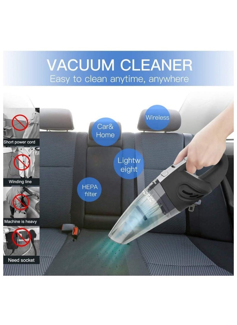 ARNOTEC - Handheld Vacuum Cordless High Power 120W 3200kpa Vacuum Dust Busters Cordless Rechargeable Portable for Pet Pair/Sofa/Car/Office - Image 1