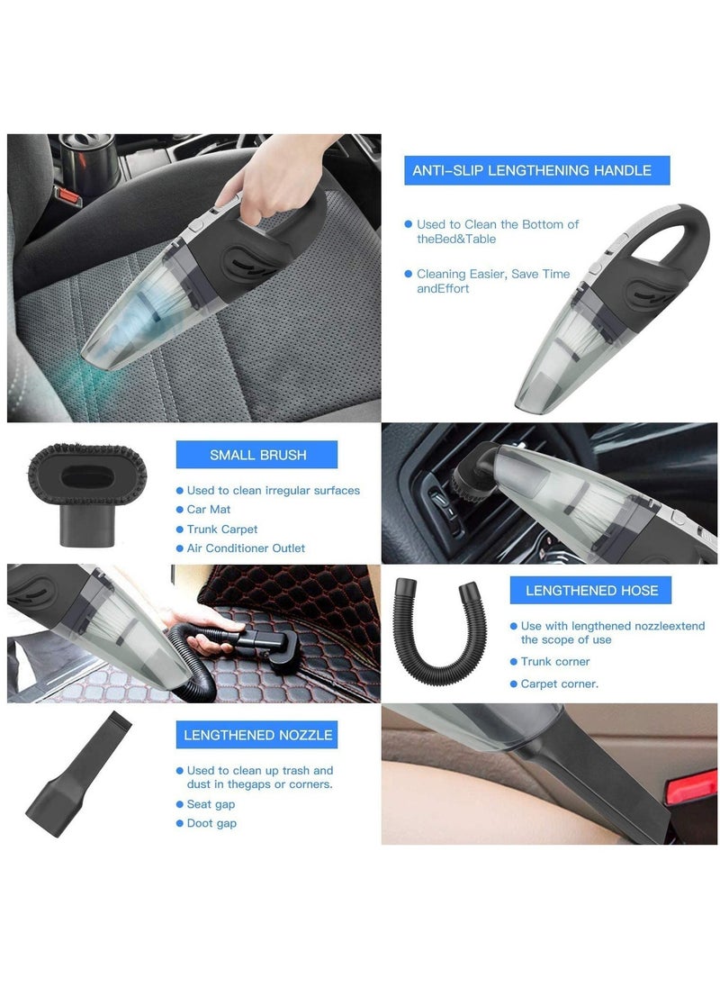 ARNOTEC - Handheld Vacuum Cordless High Power 120W 3200kpa Vacuum Dust Busters Cordless Rechargeable Portable for Pet Pair/Sofa/Car/Office - Image 1