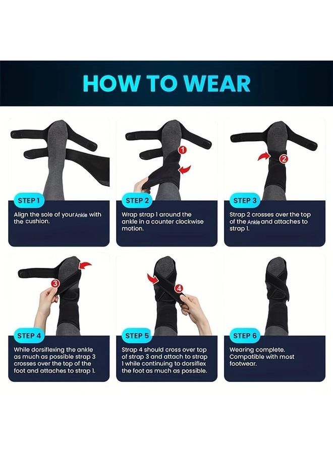 Light Beige Adjustable Anoprene Ankle Brace For Walking Men And Women Type 1 Left - Image 5