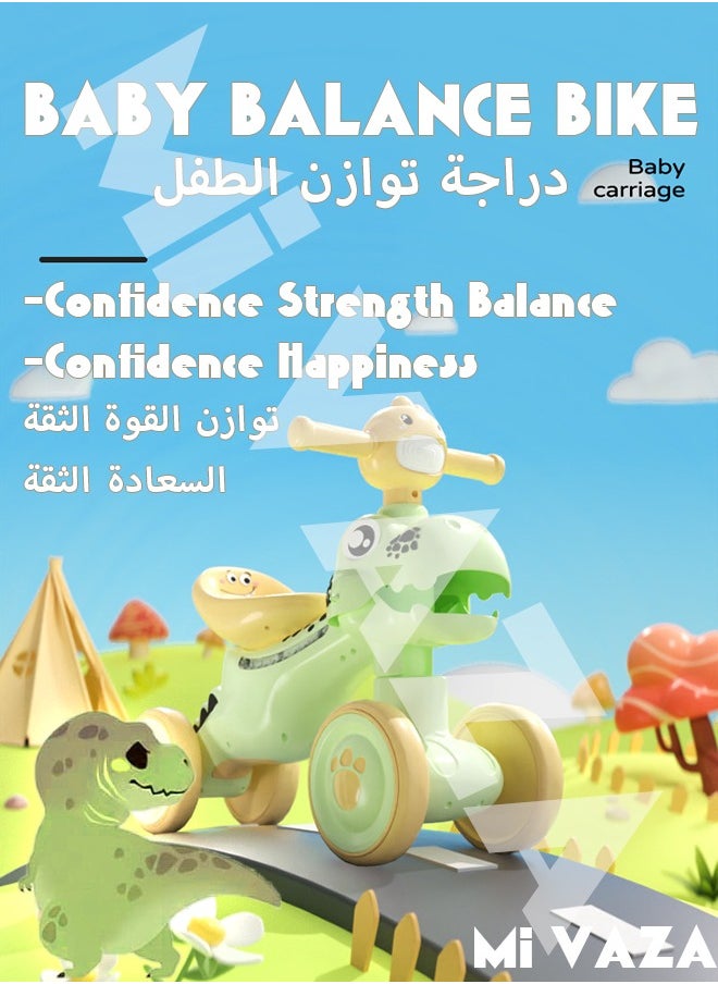 Mi VAZA Baby Balance Bike for 1 Year Old Boys Girls 12-36 Month Toddler, 4 Silence Wheels Soft Seat Pre-School First Riding Toys Toddler First Birthday Gifts  - Image 1
