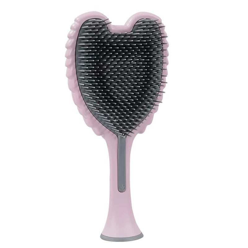 Tangle Angel Detangling Hair Brush - Anti Static Angel Wing Hair Brush with Soft & Flexible Bristle for Straight & Wavy Hair - Tangle Angel Hair Detangler Brushes for Blow Drying & Shower (Matt Pink) - Image 3