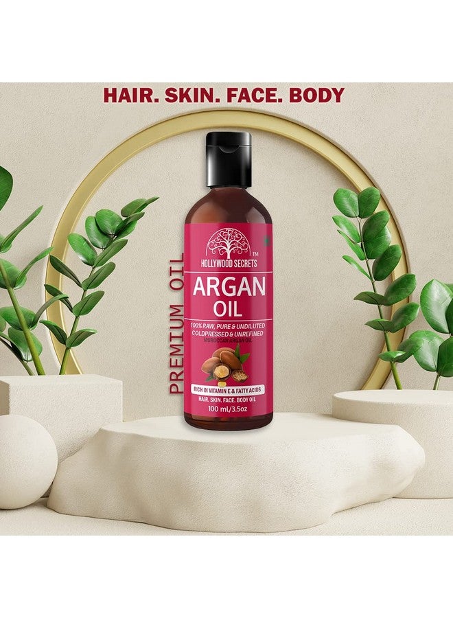 Hollywood Secrets Organic Morrocan Argan Oil Cold Pressed Carrier Oil Face Hair 100 ml - Image 3