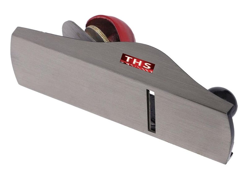 THS 7" Mini iron steel block plane Heavy duty carpenter wood tool with sharp planer blade with smooth Round Knob with Solid Brass Adjustable screw - Image 3