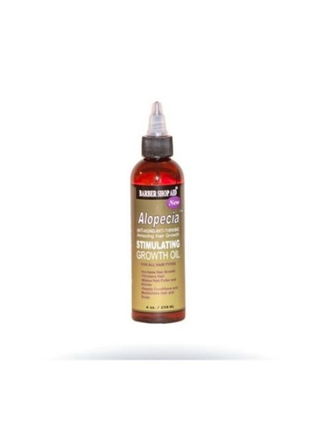 Barber Shop Aid - Alopecia Amazing Stimulating Hair Growth Oil 4 oz - Image 1