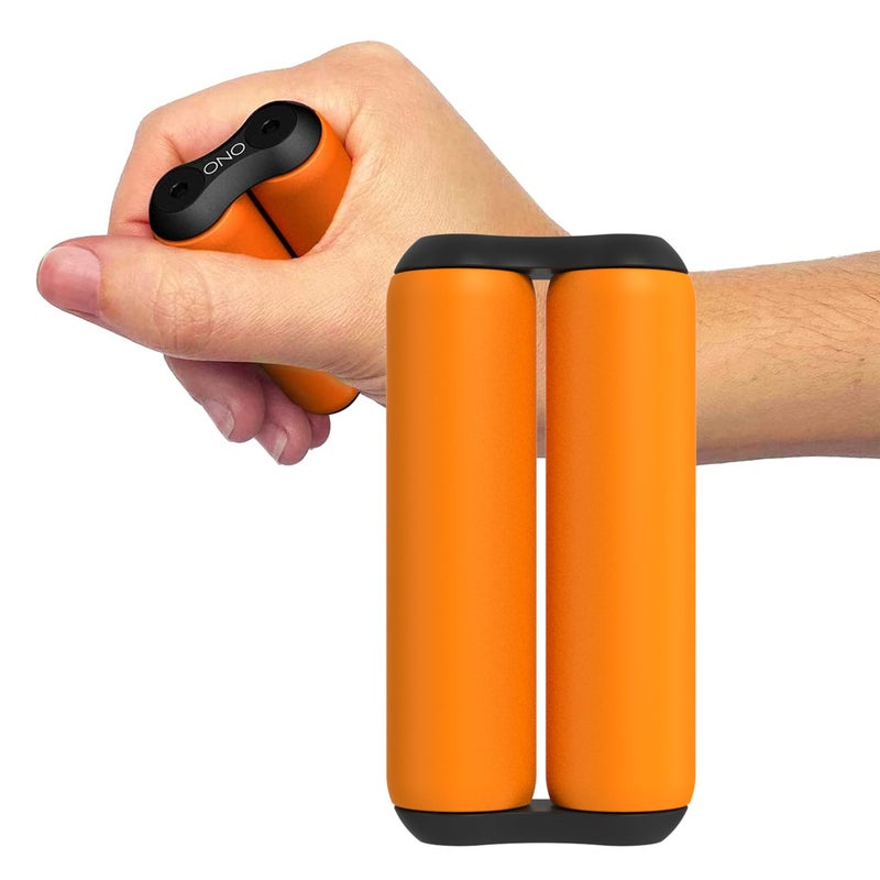 ONO Roller - Handheld Fidget Toy for Adults | Help Relieve Stress, Anxiety, Tension | Promotes Focus, Clarity | Compact, Portable Design (Orange, Full Size - ABS Plastic) - Image 1