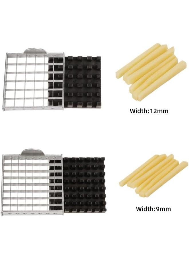Generic - Stainless Steel French Fry Cutter - 2 Blades, Air Fryer Compatible | Durable Potato Slicer for Homemade Fries, Veggies | Commercial Grade, Easy to Clean, Manual Cutting Machine - Image 1