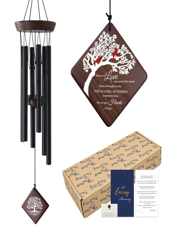 ASTARIN Memorial Wind Chimes for Loss of Loved One, Cardinal Sympathy Gifts for Loss of Mother Father, Windchimes with Tree of Life Sail, Bereavement Remembrance Gifts for Outside Garden - Image 1