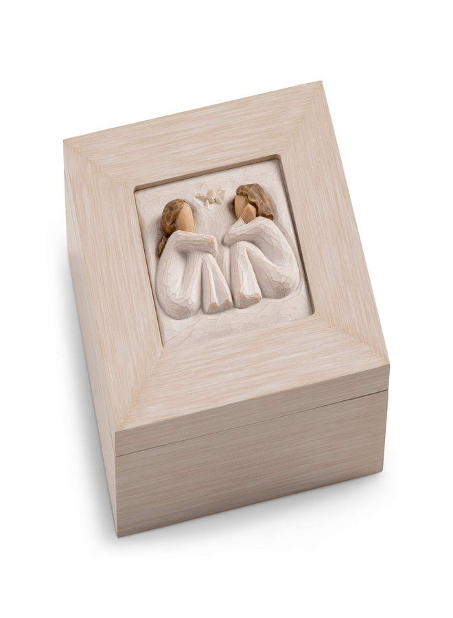 Willow Tree Friendship Music Jewelry Box, Sculpted, Hand-Painted Music Jewelry Box - Image 1