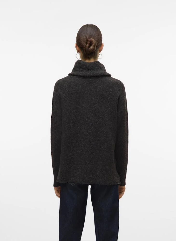 VERO MODA DOFFY Long Sleev COWLNECK BLOUSE