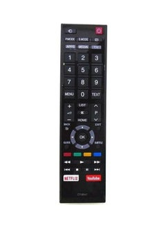 New Replacement Remote Control For Toshiba 3D Smart Led Lcd Tv 42Rv635Db 40Lv665Db 42Av635Db Ct-8547 Black