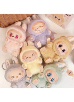 Generic Bubble Mart Labubu Generation II Heart Macaron Vinyl Face Blind Box Plush Doll Toy Ornaments-Specifications:Designated Model [shy Answer]-Color:High Quality  - Image 5