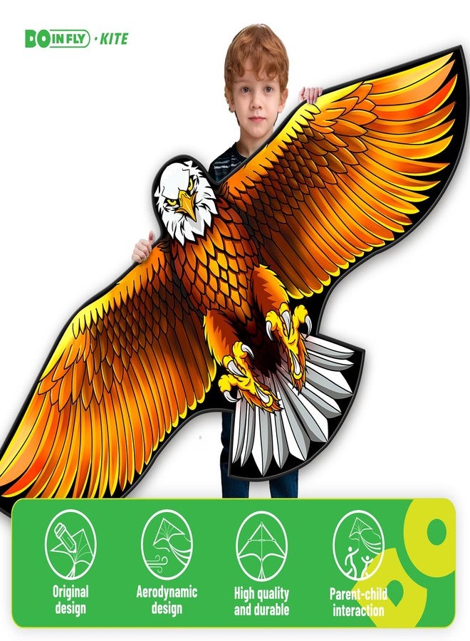 Doinfly Kite for Ages 8-12, Easy to Fly and Assemble Rocket Kites for Beginner, Single Line String Professional Kites for Beach and Outdoor Activity (Eagle & Snake Kite Set) - Image 2
