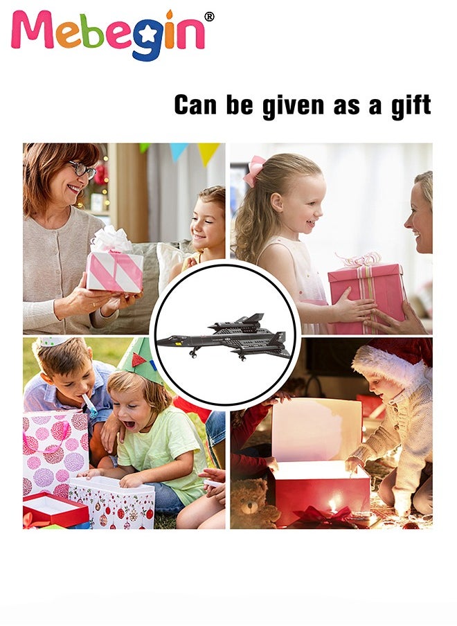 Aircraft Model Building Blocks Set, Airplane Building Bricks Set, Creative Build Blocks Toy, Cool Plane Model, Highly Restored Building Block Kit, Educational Toys, Ideal Gift for Kids Aged 6+