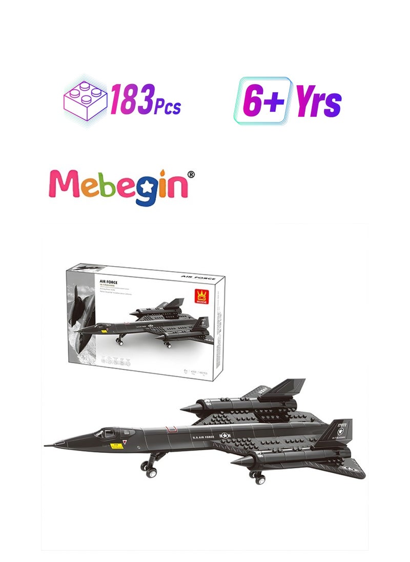 MEBEGIN Aircraft Model Building Blocks Set, Airplane Building Bricks Set, Creative Build Blocks Toy, Cool Plane Model, Highly Restored Building Block Kit, Educational Toys, Ideal Gift for Kids Aged 6+  - Image 1