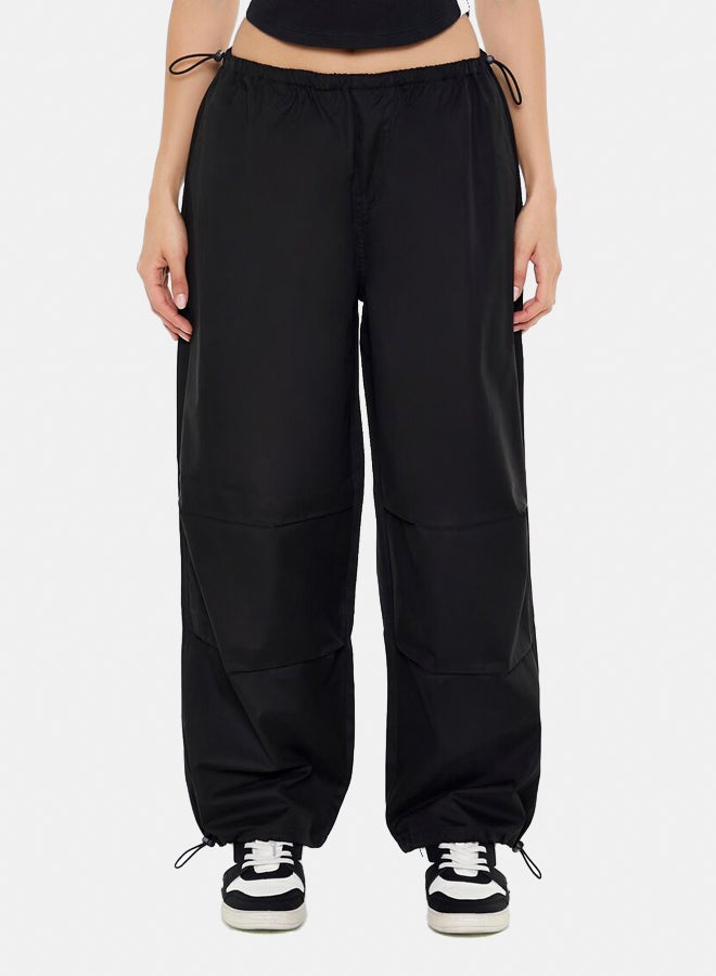 FOREVER 21 Toggle Drawstring Parachute Pants - Image 2