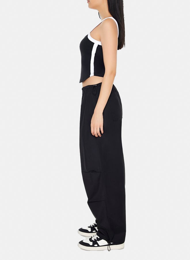 FOREVER 21 Toggle Drawstring Parachute Pants - Image 3
