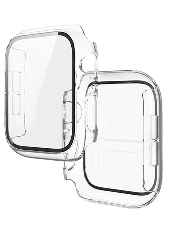Case with Tempered Film Screen Protector suitable for Apple Watch Series 10 42mm,Full Protective Hard PC Bumper Touch Sensitive HD Screen Cover(Clear)  - Image 1