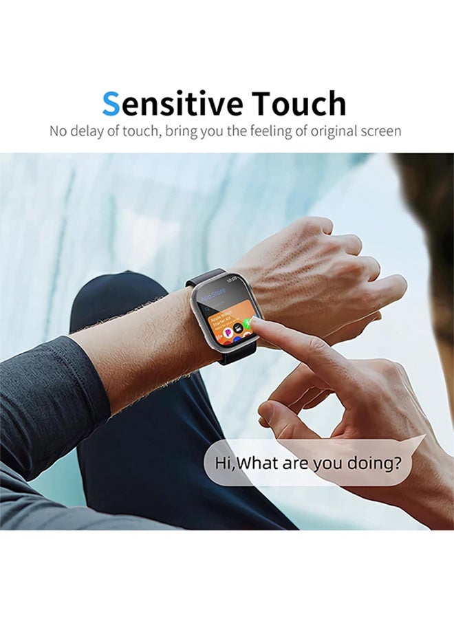 Case with Tempered Film Screen Protector suitable for Apple Watch Series 10 42mm,Full Protective Hard PC Bumper Touch Sensitive HD Screen Cover(Clear)  - Image 5