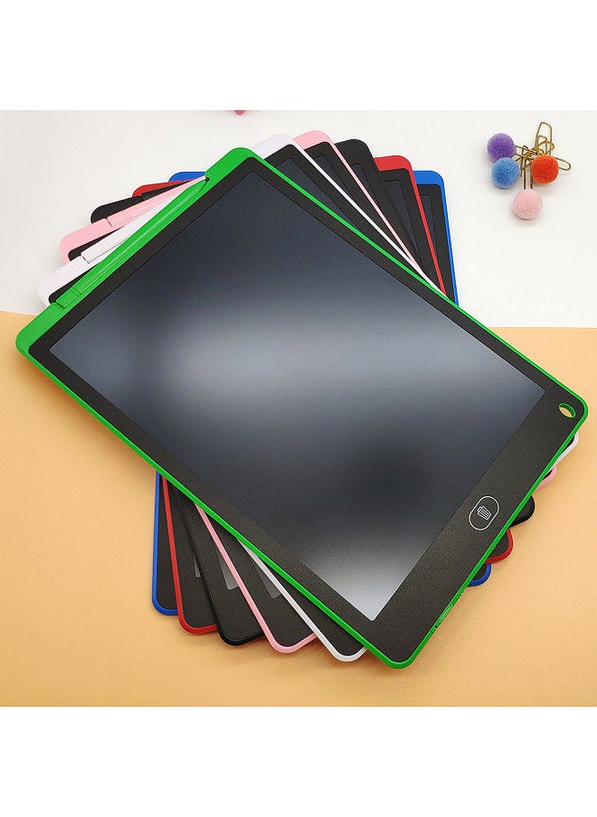 Generic - 12 Inch LCD Writing Tablet Electronic Digital Drawing Board Erasable Writing Pad Color Screen One-Click Erase with Lock Button Gift for Children Adults Home Office School - Image 1