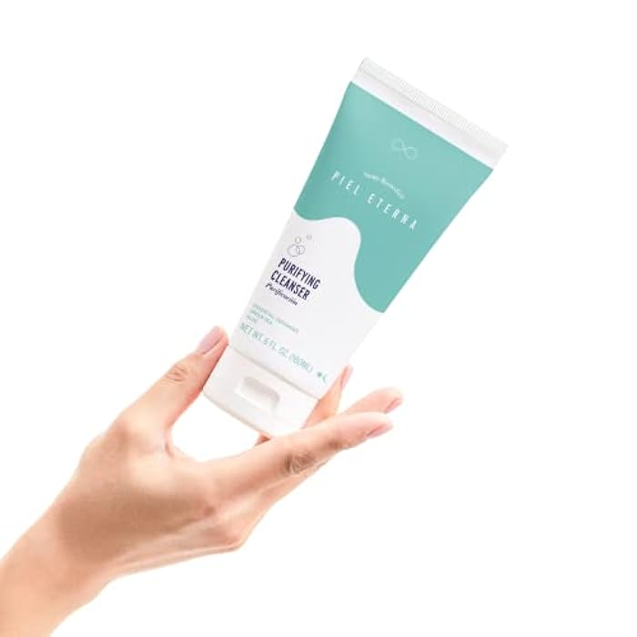 Santo Remedio, Piel Eterna, Purifying Cleanser, Removes Impurities and Provides Antioxidants, Contains Essential Ceramides, Green Tea, Aloe, Vitamin E, For All Skin Types, 6 Fl. Oz. / 180 ml - Image 2