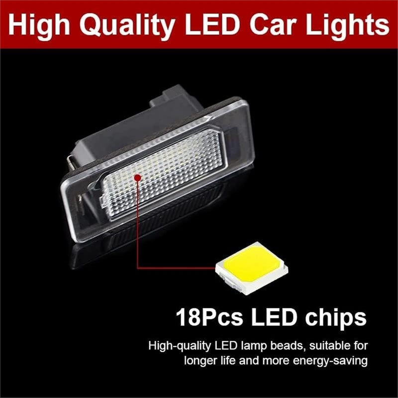 Vuzmode LED License Plate Light for Audi Models - Image 3