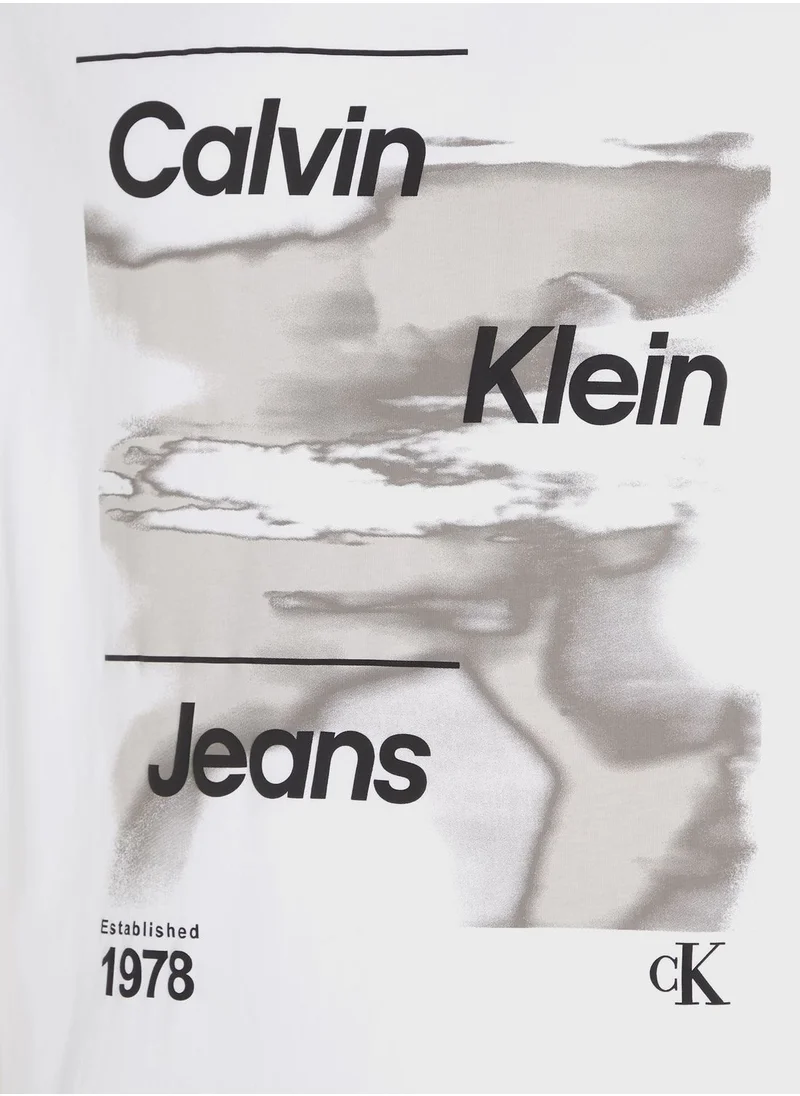 Calvin Klein Jeans Graphic Crew Neck T-Shirt