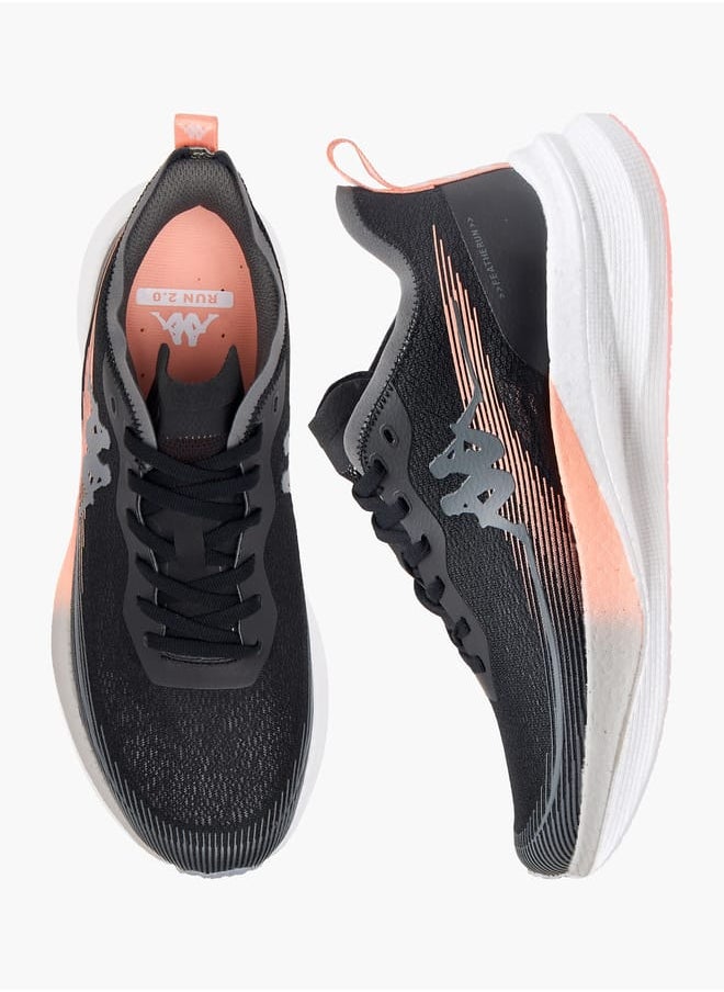 Kappa Women's Logo Detail Lace-Up Sports Shoes  - Image 1