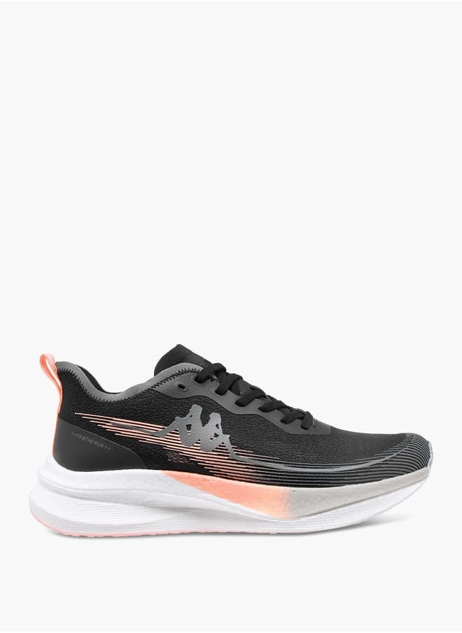 Kappa Women's Logo Detail Lace-Up Sports Shoes  - Image 3