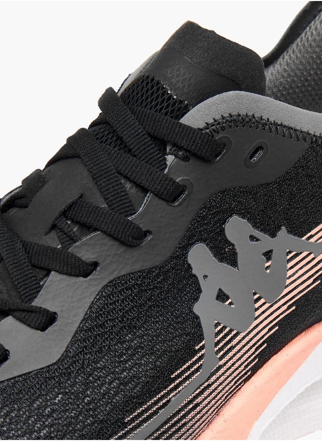 Kappa Women's Logo Detail Lace-Up Sports Shoes  - Image 4