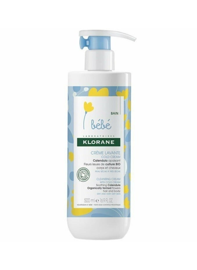 Klorane Klorane Baby Nourishing Cleansing Cream 500ml  - Image 1