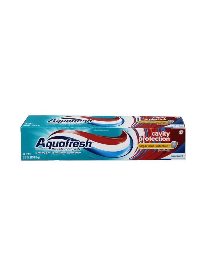 Aquafresh - Cavity Protection Tube Cool Mint, 5.6 Ounce (Pack Of 6) - Image 1