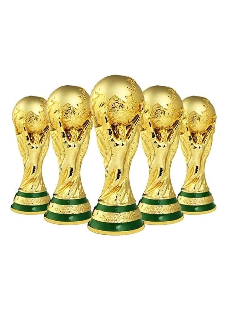 World Cup 2022 Football Resin Trophy Replica (13cm, Golden) - Image 4