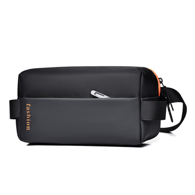 Men's Fashion Spliced Crossbody Bag for Commute & Outdoor - Image 4