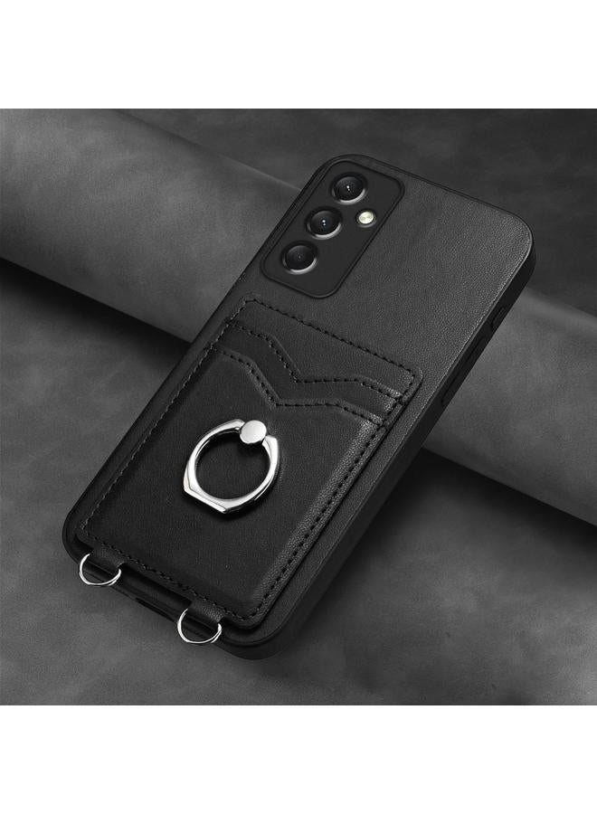 S-TOP Case For Samsung Galaxy A24 4G R20 Ring Card Holder Phone Case - Image 2