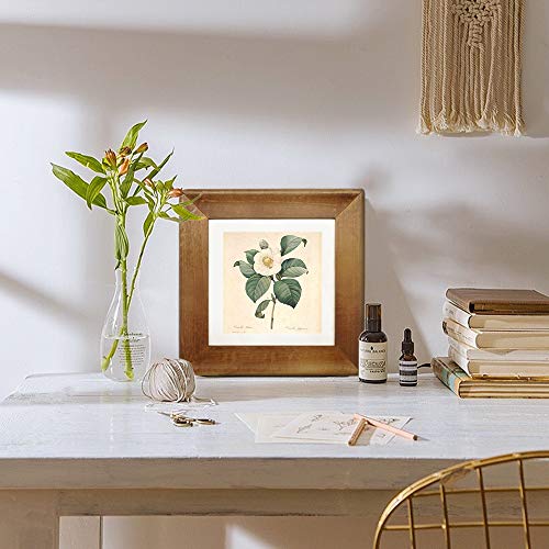 icheesday 10x10 Wooden Picture Frames, Rustic Square Photo Frame Made of Solid Wood and Plexiglass for Wall Hanging and Table Standing (Brown) - Image 5