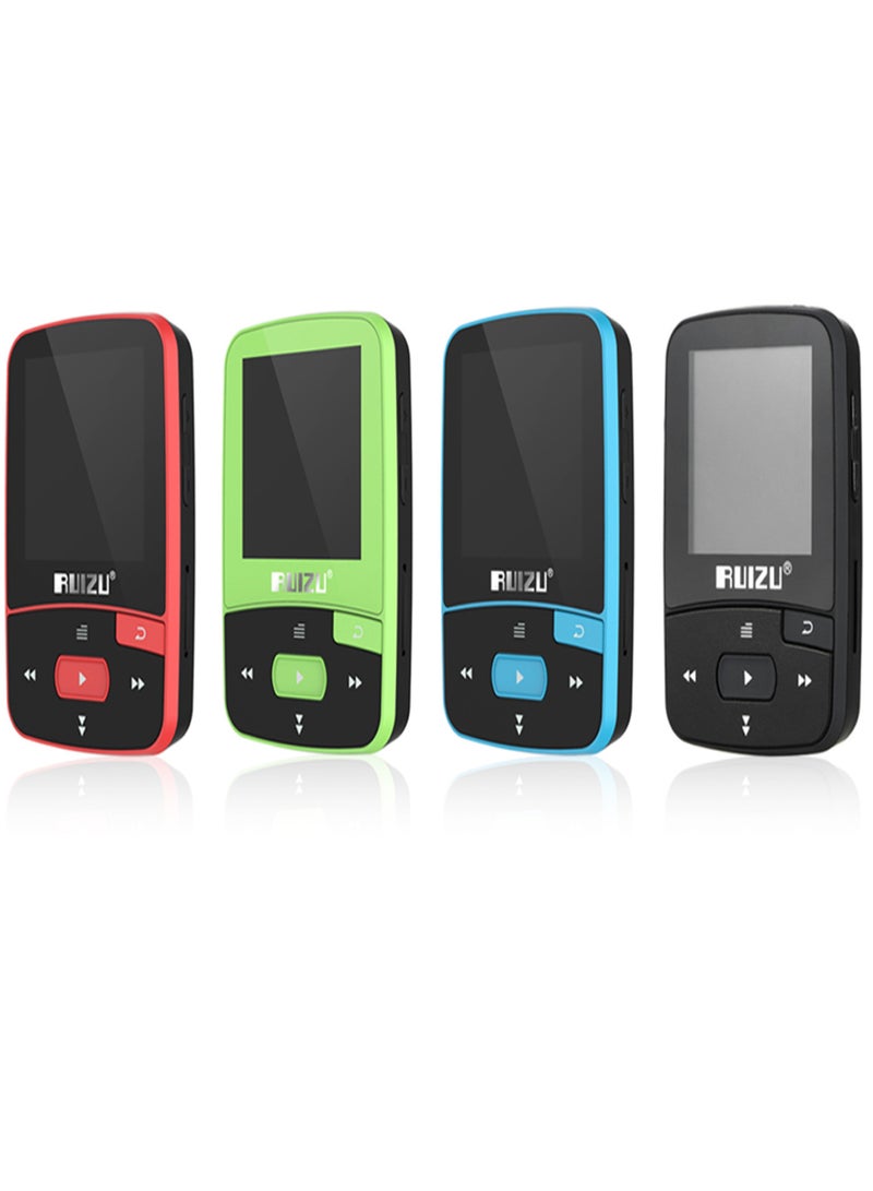 رويزو مشغل MP3 MP4 من RUIZU X50، سعة 8 جيجابايت، 1.5 بوصة، جودة صوت عالية الدقة، عداد خطوات، بطاقة TF، راديو FM، تسجيل، كتاب إلكتروني، تقويم الوقت - Image 4