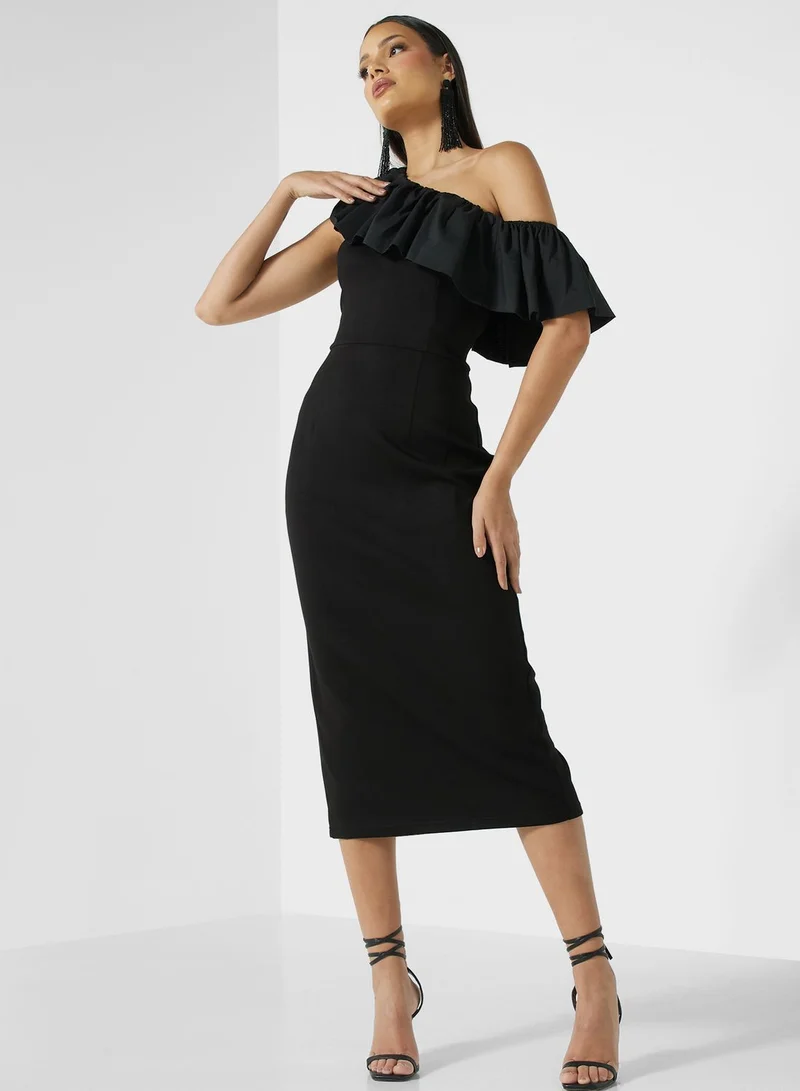 ايلا ليمتد اديشن One Shoulder Ruffle Dress