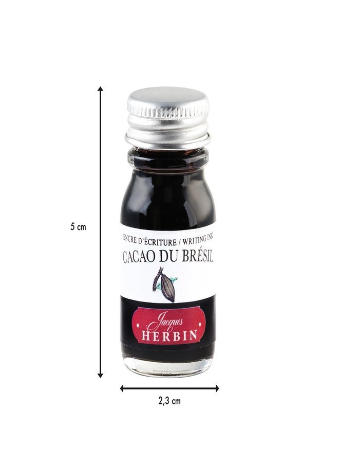 Jacques Herbin Herbin Ink Bottle (Cacao du Bresil - 10ML) 11545T - Image 2