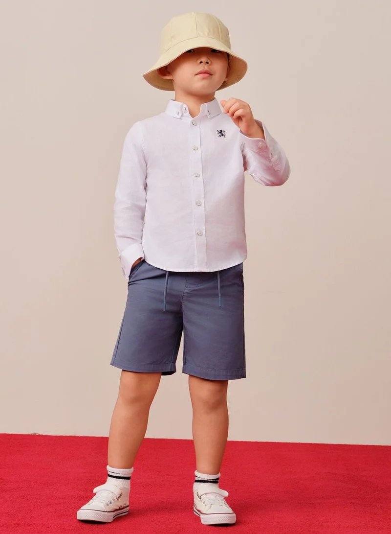 GIORDANO  Kids' Cotton Oxford Shirt  | Best Price UAE