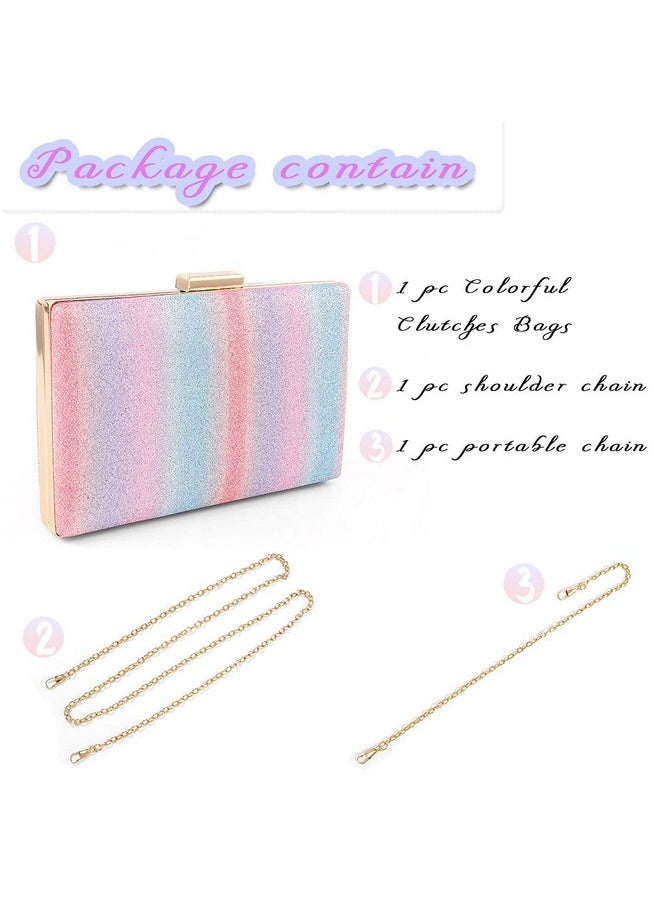 Rainbow Evening Clutch Bag Chic Handbag Money Purses Sparkly Sequin Crossbody Shoulder Cocktail Party Bags (Light Color) - pzsku/Z309550F323B86A883785Z/45/_/1714992712/4a7f9953-2638-4bd8-8aef-c1174082e8f7