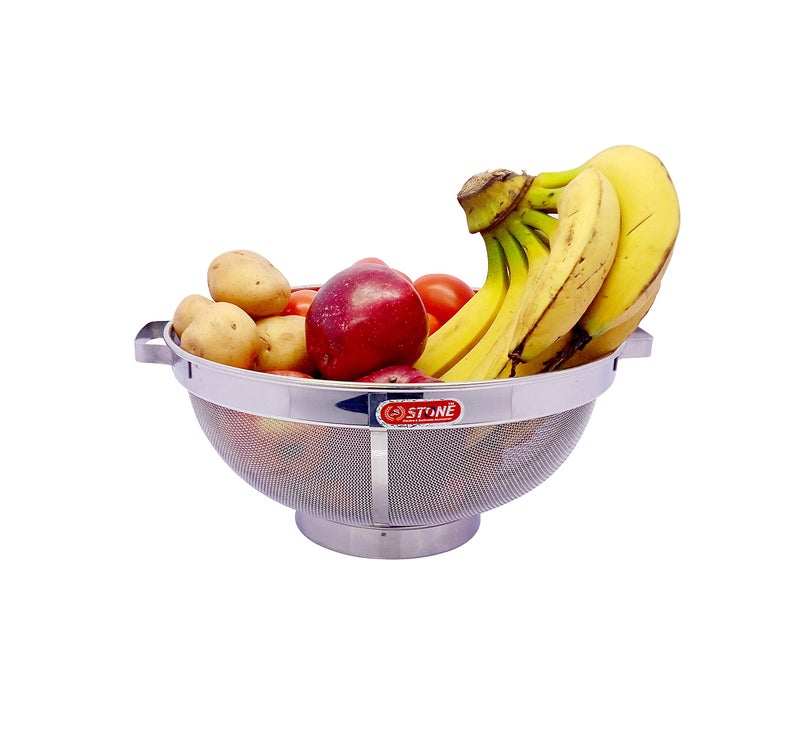STONE STONE High Grade 304 Stainless Steel Multipurpose Fruit and Vegetabale Basket with Lid Cover Bowl (Multipurpose Lid Basket No-11) - Image 5