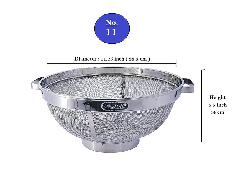 STONE STONE High Grade 304 Stainless Steel Multipurpose Fruit and Vegetabale Basket with Lid Cover Bowl (Multipurpose Lid Basket No-11) - Image 2