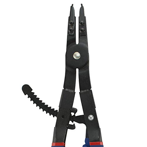 Hiltex 02016 16" Snap Ring Plier Set, 2 Piece | External and Internal Pliers | Straight, 45°, 90° Tips - Image 4