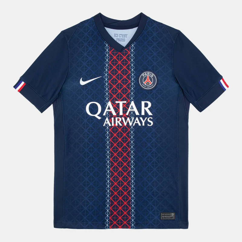 Nike Kids' Paris Saint-Germain 25/26 Home Replica Football Jersey