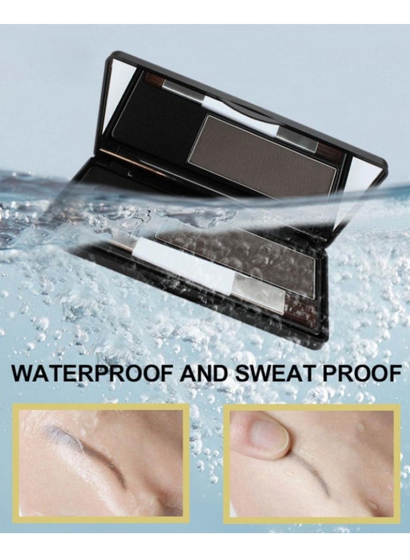 Sevich Hair Root Concealer Waterproof Full Magic Hair Powder for Hair Root Hair Color Shadow Cover Grey Hair Root Hair Touch Up Thin Hair Powder Hair Shadow Cover Powder Black 8g - Image 3