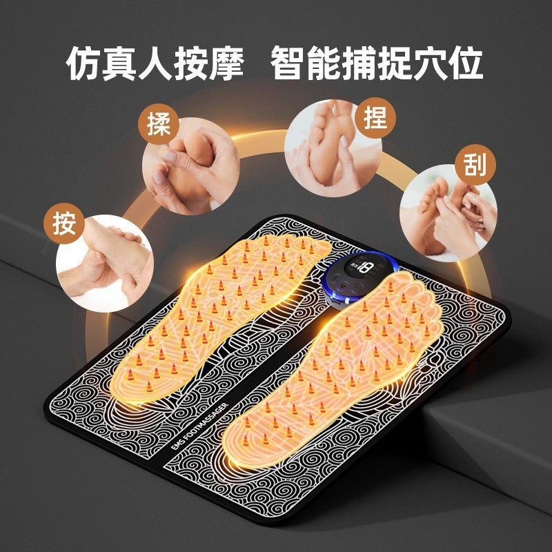 EMS Foot and Leg Massager Pad with Wireless Remote Control and Timer - Image 3